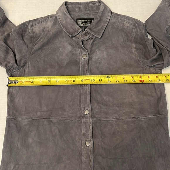 SUEDE CURRENT/ELLIOT - THE CLEAN PERFECT SHIRT SIZE 1=SMALL - Picture 13 of 16